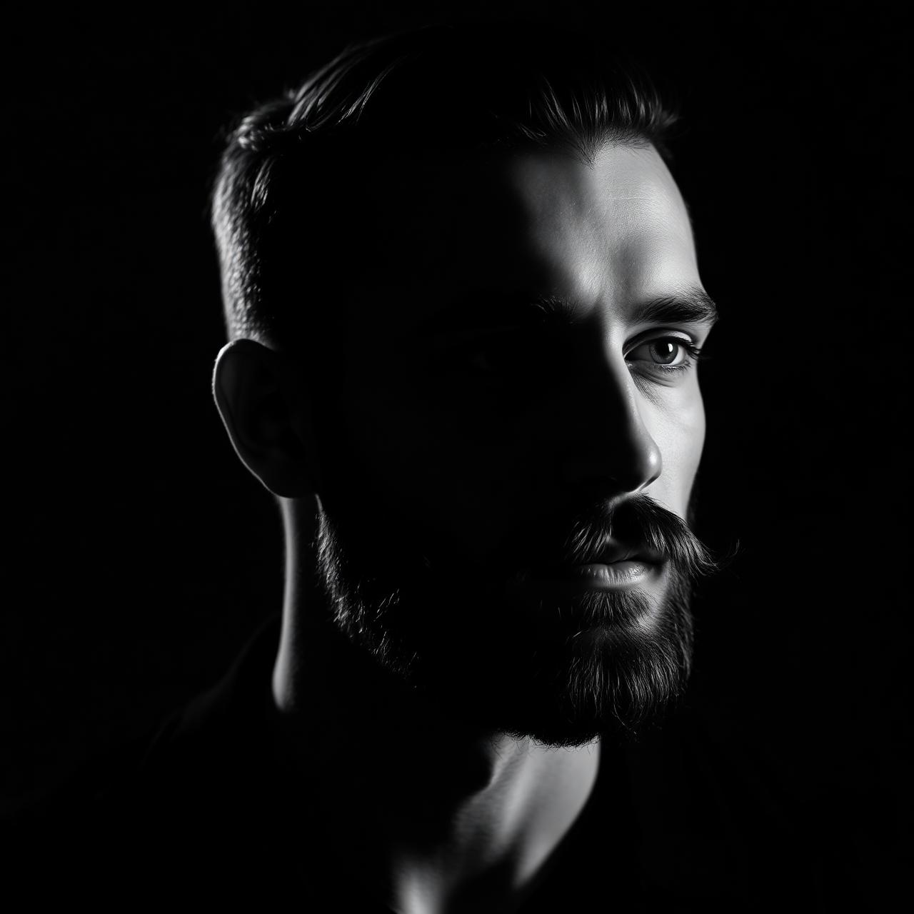 Beard sculpt finished