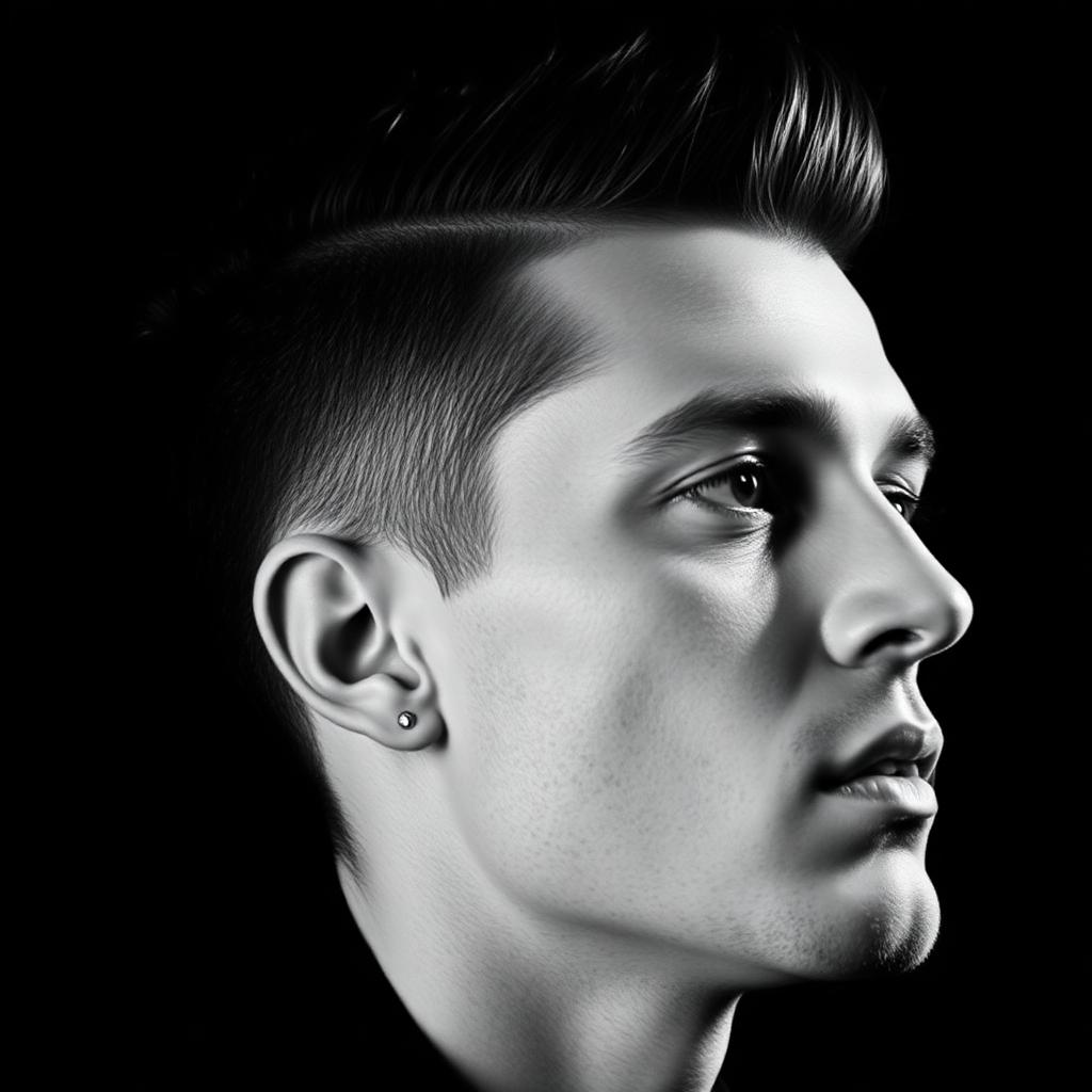 Pompadour profile